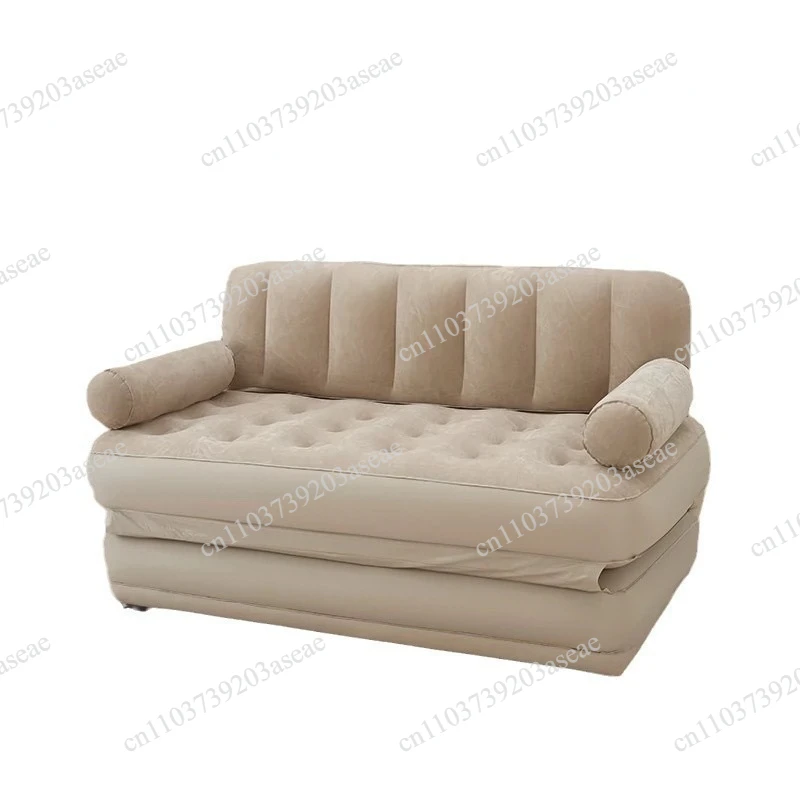 Lazy inflatable bed dual-purpose inflatable sofa two-in-one outdoor air cushion bed portable foldable camping tent household