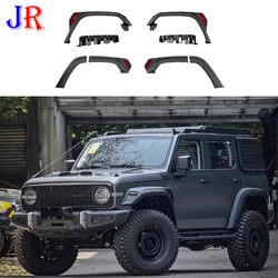 Car Anti-collision Wheel Eyebrow Fit for Tank 300 Modified Darkest Kit with Light Off-road Wheel Eyebrow Car Exterior Trim Parts