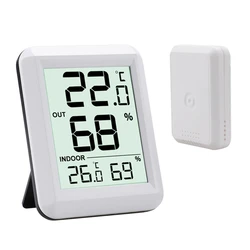 Termometro Wireless Baby Room Digital LCD temperatura umidità sensore stazione meteorologica per interni ed esterni