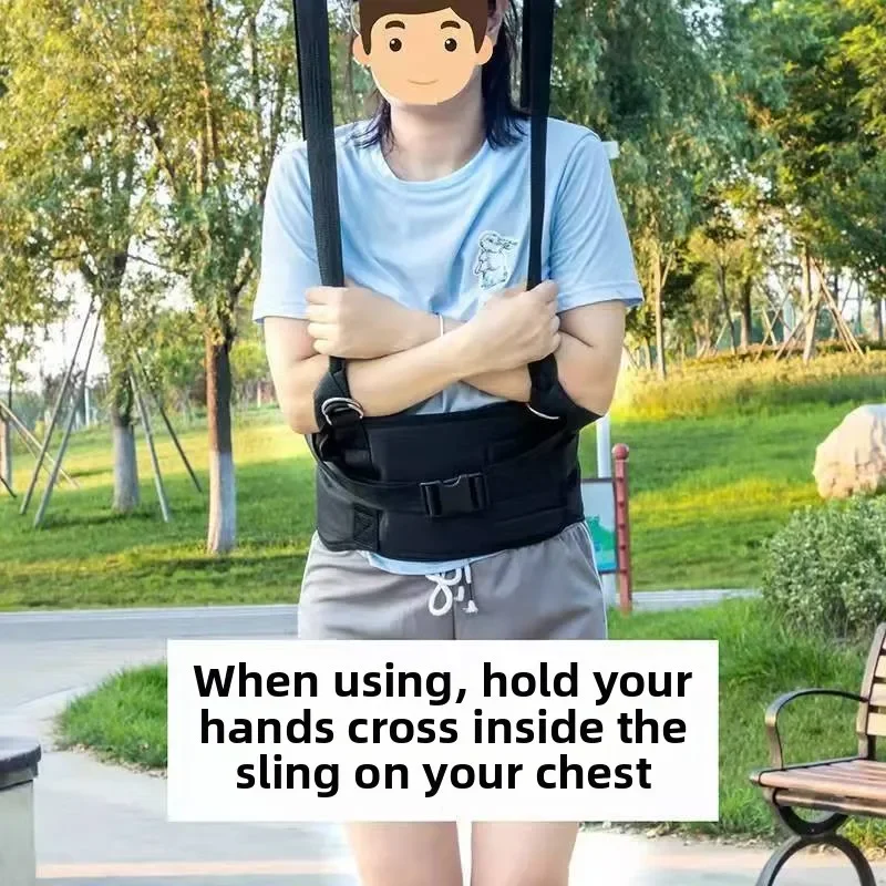 Waist Stretcher Home Hanging Lumbar Traction Belt Hanging Horizontal Bar Lumbar Disc Sling Spine Rehabilitation Strap