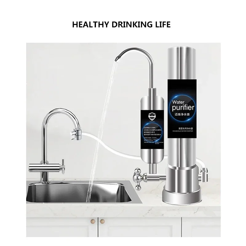 Mesa de beber direta doméstica de purificador de água elemento de filtro cerâmico lavável e filtro de torneira