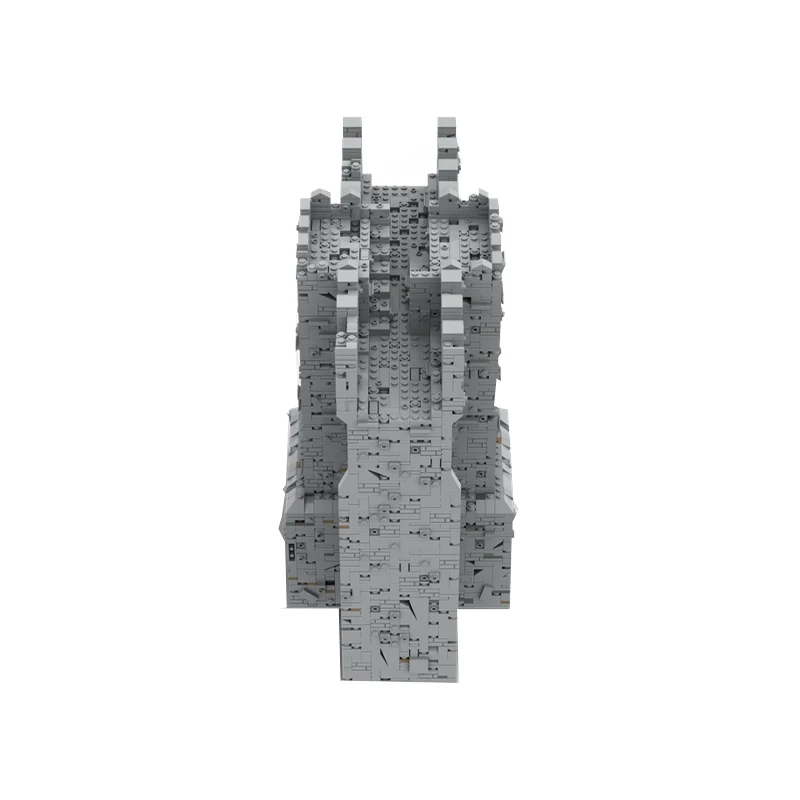 MOC-50653 SF 映画 UCS アーキテクチャマジックリング城壁ビルディングブロックグッズディスプレイアセンブリモデルレンガおもちゃキット