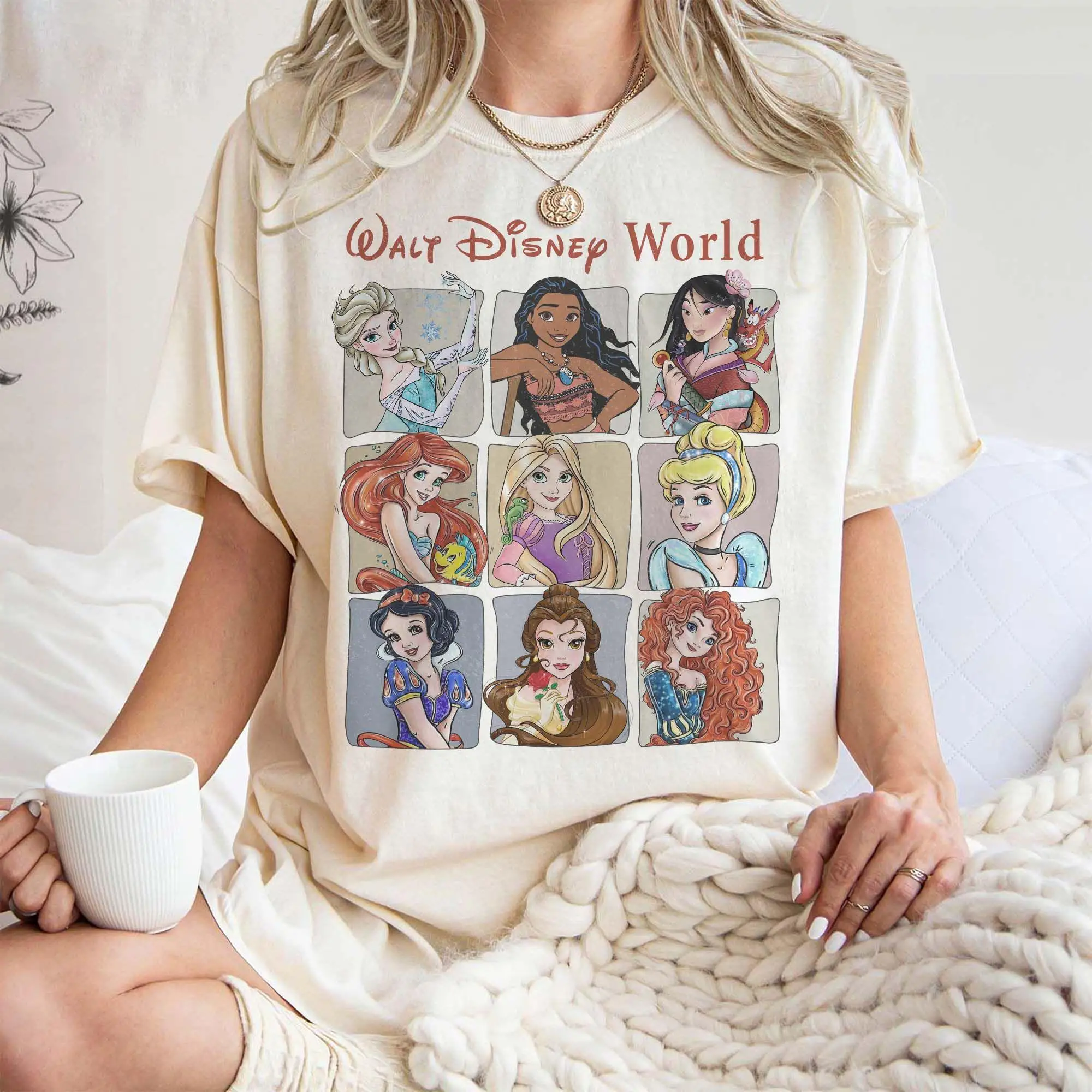 

Retro Disney Princess Shirts Vintage Disney Princess Disney Family matching shirt Funny Princess Disney Shirt