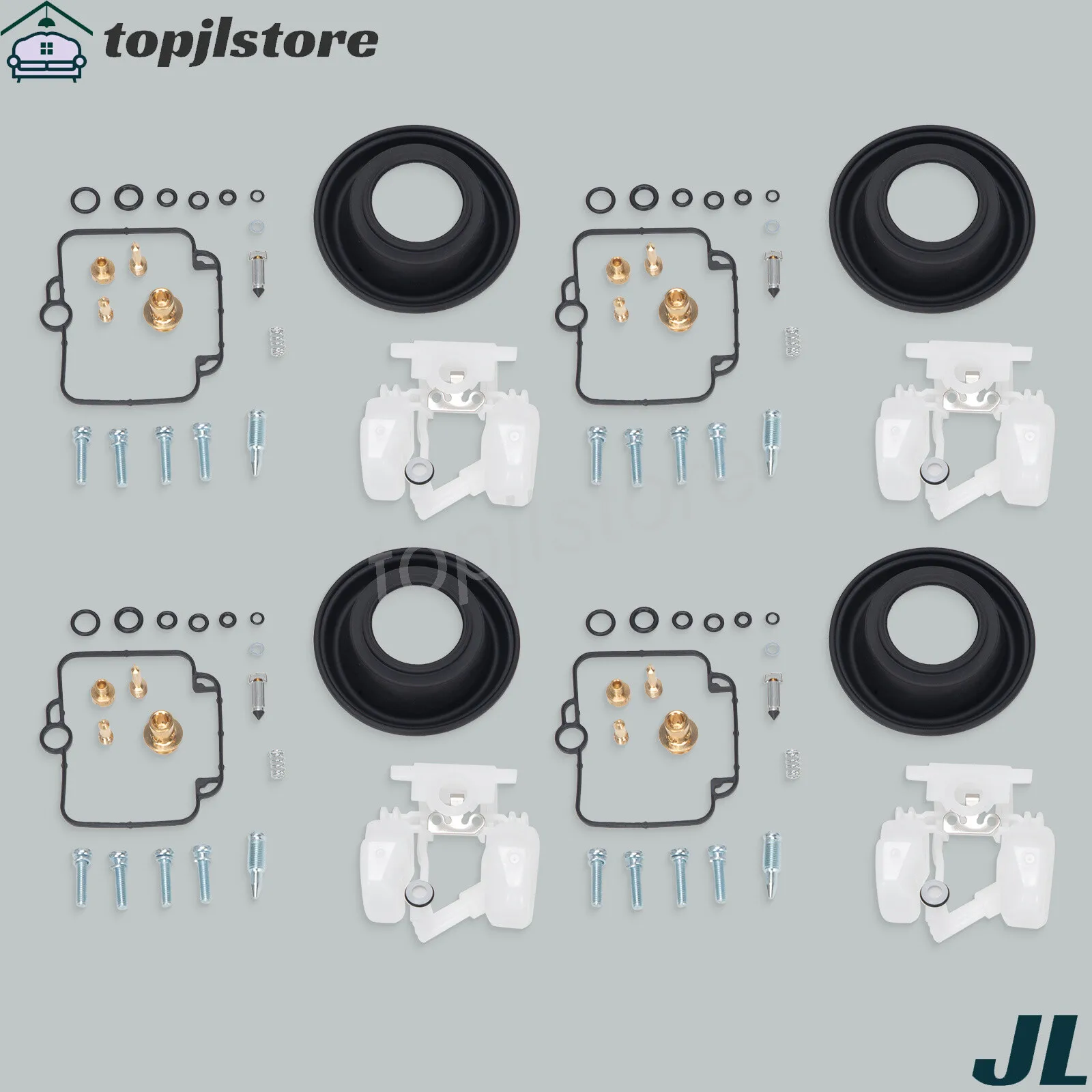 

4X Carburetor Repair Kit Float Diaphragm For Mikuni BST36 FOR SUZUKI GSXR1100 US