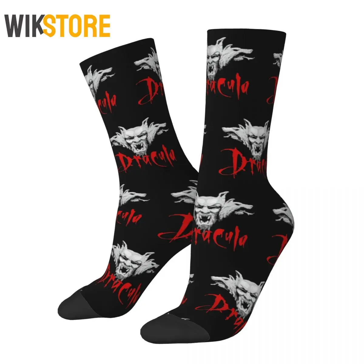 

Dracula Bram Stoker Socks Men's Women's Fashion Harajuku Spring Summer Autumn Winter Middle Tube Stockings Breathable Cute Sock