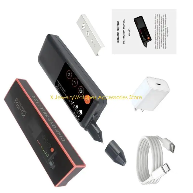 

31KD Professional Diamonds Selector Tool Jewelry Appraisal Tool Plastic Texture