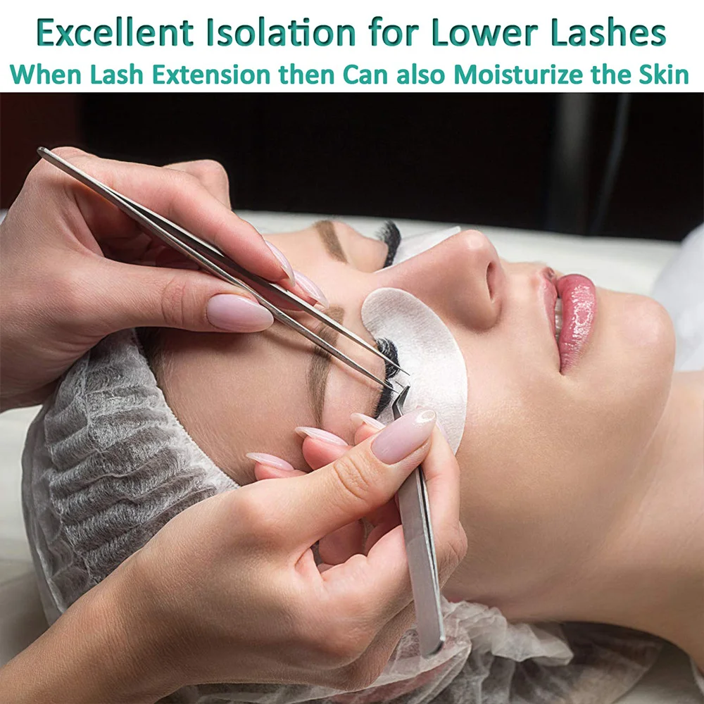 50 paia di Patch per gli occhi in idrogel estensione delle ciglia senza pelucchi naturali sotto i cuscinetti in Gel per gli occhi forniture per l'estensione delle ciglia e strumenti di bellezza, occhielli