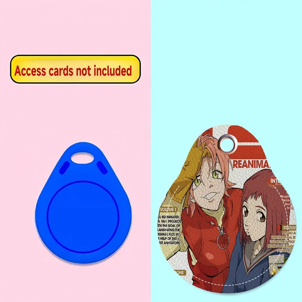 Anime F-Flcl Animation New Cute Ashionable Simple Portable Sensor Access Card Protective Cover For Men And Women