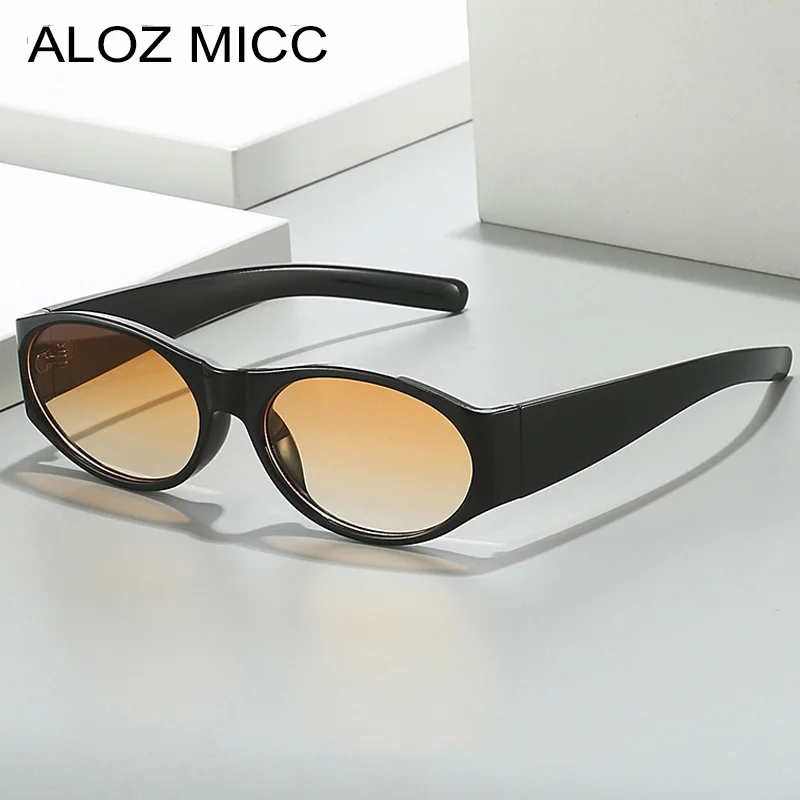 

Punk Oval Sunglasses Women Fashion Colorful Gradient Lens Sun Glasses Female Brand Designer Shades Eyewear Oculos De Sol Feminin