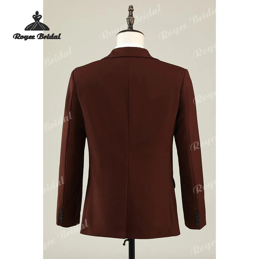 Two Piece Single Breasted Men's Suit Wedding 2026 Notched Lapel Formal Evening Business Suit costume homme mariage