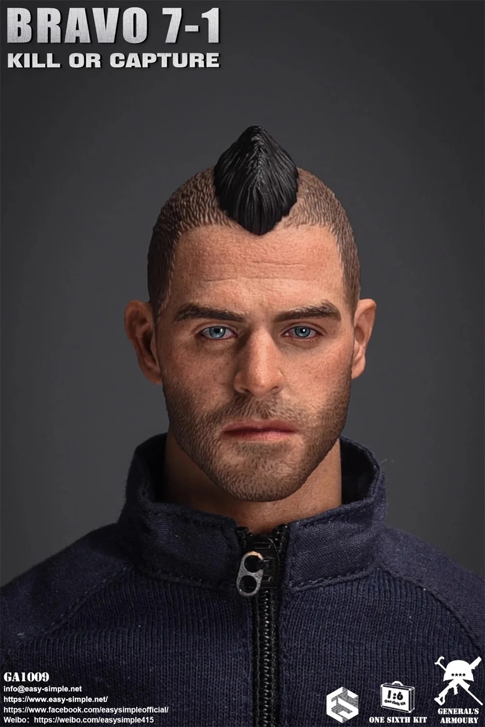 1/6 EASY&SIMPLE ES GA1009 Figurka Żołnierza Brytyjskiego, Figurka Akcji SAS z Pełnym Zestawem, Ruchoma, Dla Fanów i Kolekcjonerów