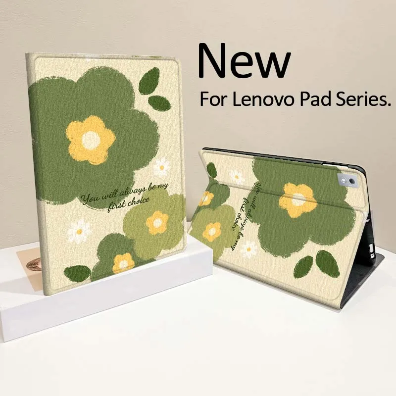 

Art Graffiti Flower Pattern Case For Lenovo Pad Tab Legion Xiaoxin Y900 Y700 K10 M10 P11 3rd Pro GT Plus Gen Cover Tablet