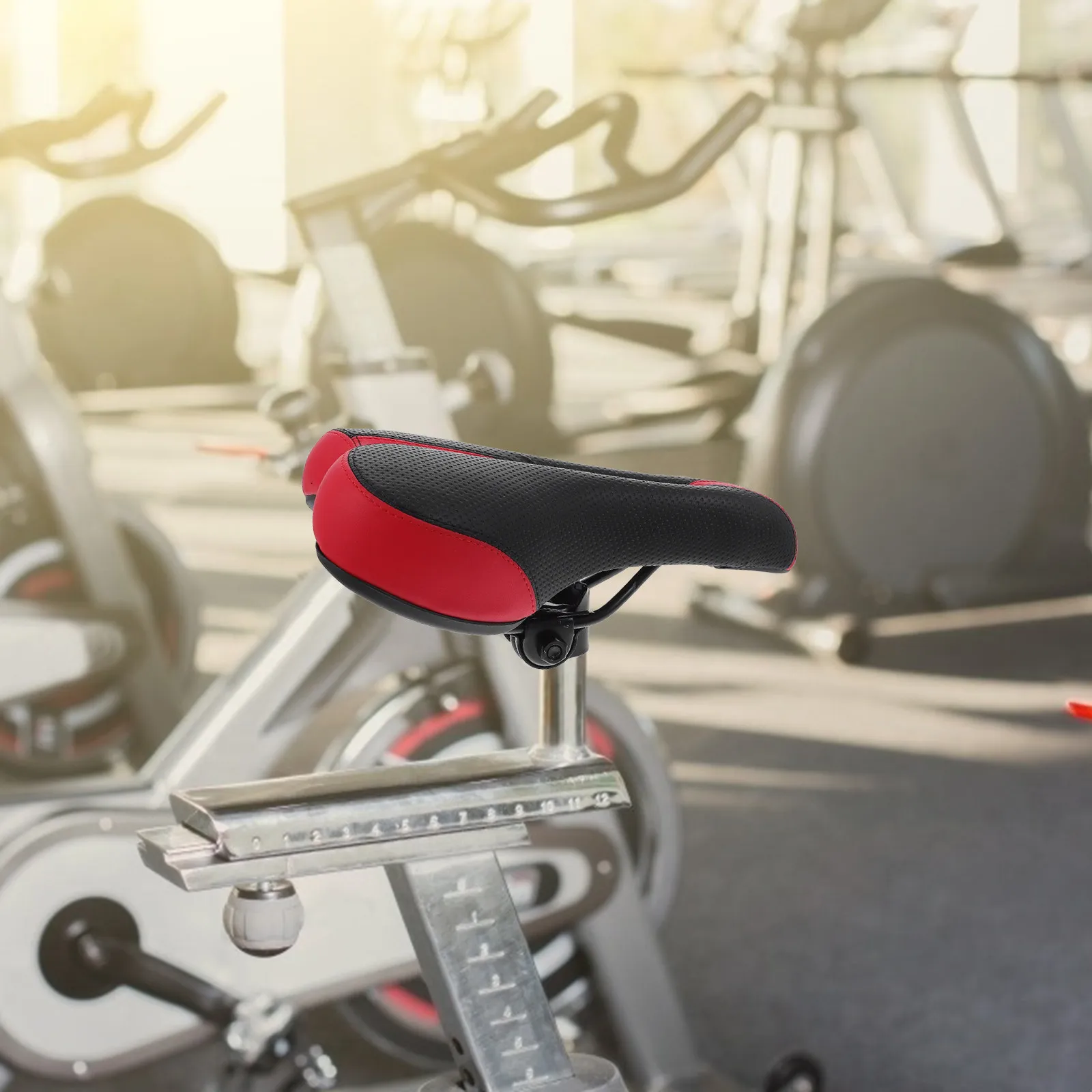 Exercise Bike Saddle High Rebound Comfortable Elastic Seat with Hip Support for Home Gym Indoor Cycling