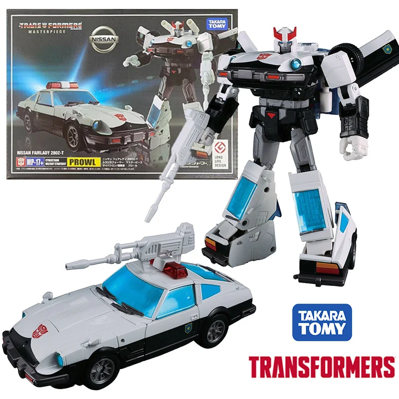 Takara Tomy Transformers Masterpiece MP-17+ Prowl Anime Color Edition 12Cm Original Action Figure Model Toy Gift Collection