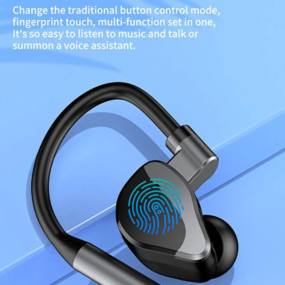 New Wireless Headset Bluetooth 5.2 Earphones Waterproof Long Standby In-ear Touch Control Business Handsfree Sports Earbuds