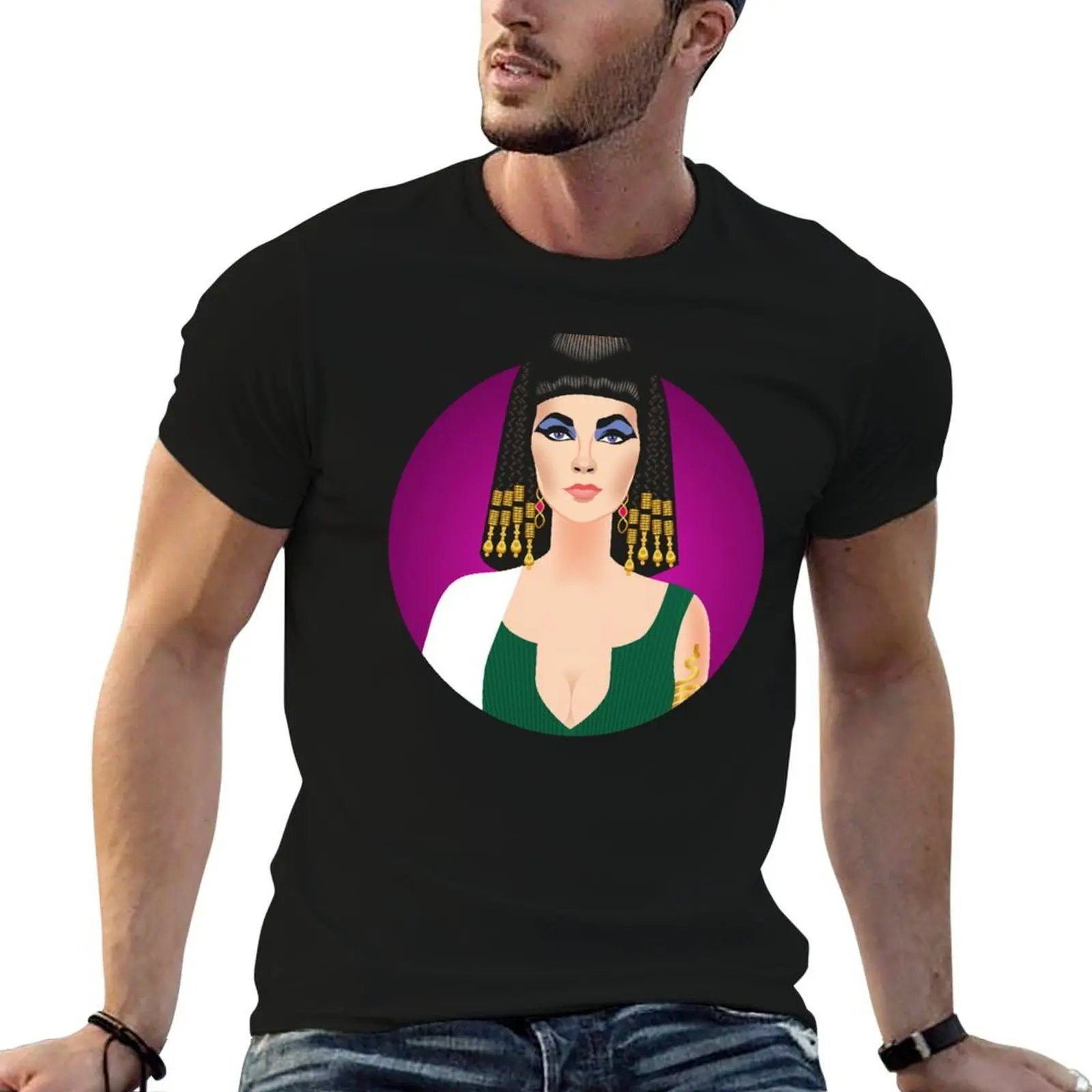 

Purple Cleopatra T-Shirt man t shirt heavy cotton g man t shirts for men T-Shirt