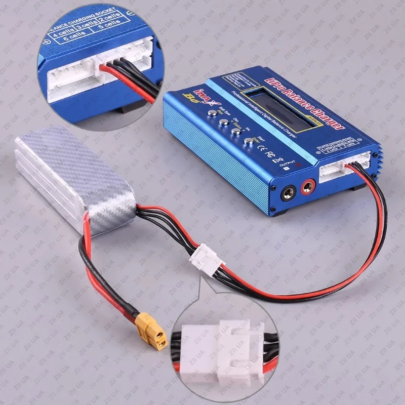 10PCS/lot 100mm 200mm 2s-6s LiPo Battery Charging Extension Line/wire/connector 22AWG Male and Female Balancer Silicone Cable