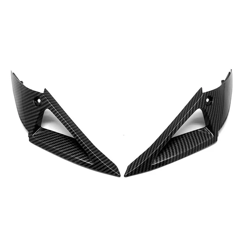 

L39A-Motorcycle Carbon Fiber Finish Headlight Side Panels Cover Fairing For HONDA CBR1000RR CBR 1000RR 2004 2005