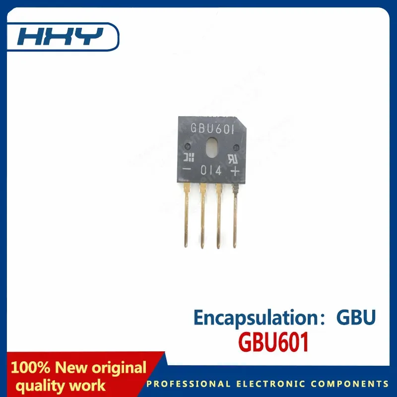 10Pcs GBU601 6A 100…