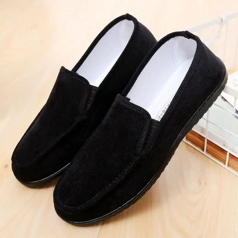 Man\'s Loafers Shoes Flats Fabric Slip-ons Men Driving Shoes Fashion New Summer Soft Lightweight Moccasins 2023