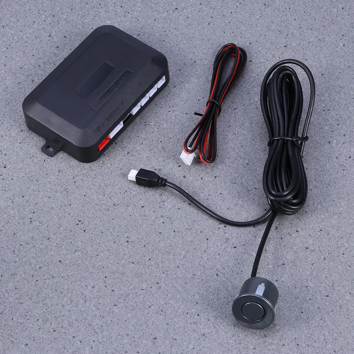 

Car Auto LED Parking Sensor With 4 Sensors Parktronic Reverse From Backup Car Parking Monitor Display Lighting System (Grey)