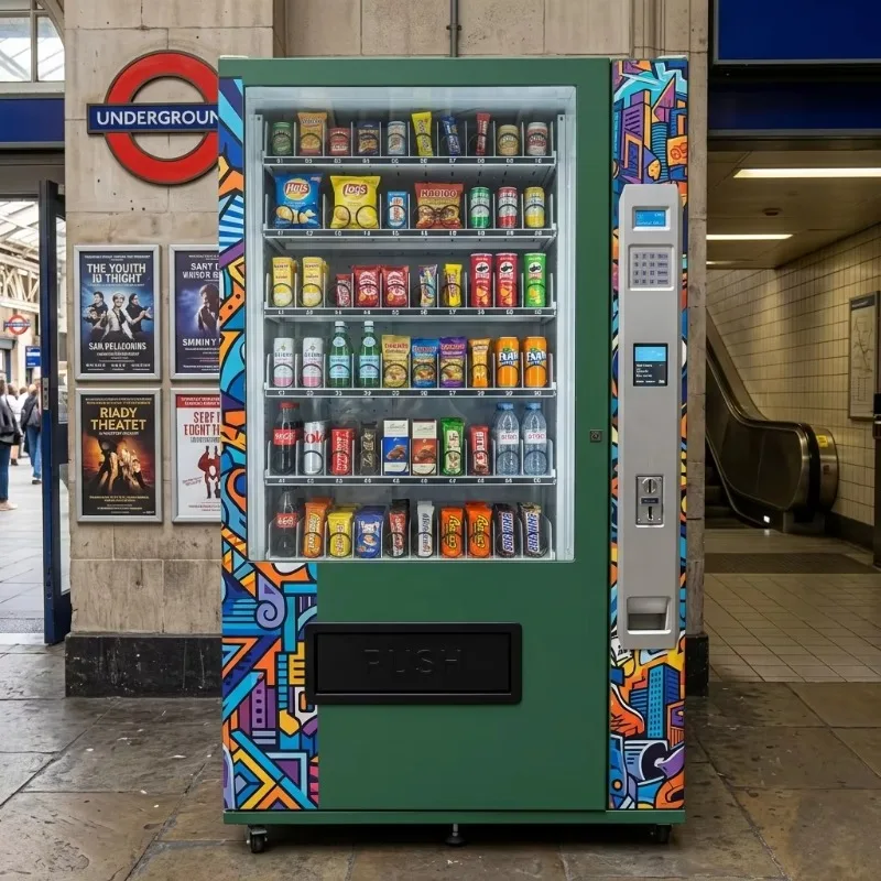 Foodline Retail TCG Cards Vending Machine Automatic Collectible Trading Card Dispenser For Game Shop Shopping Mall