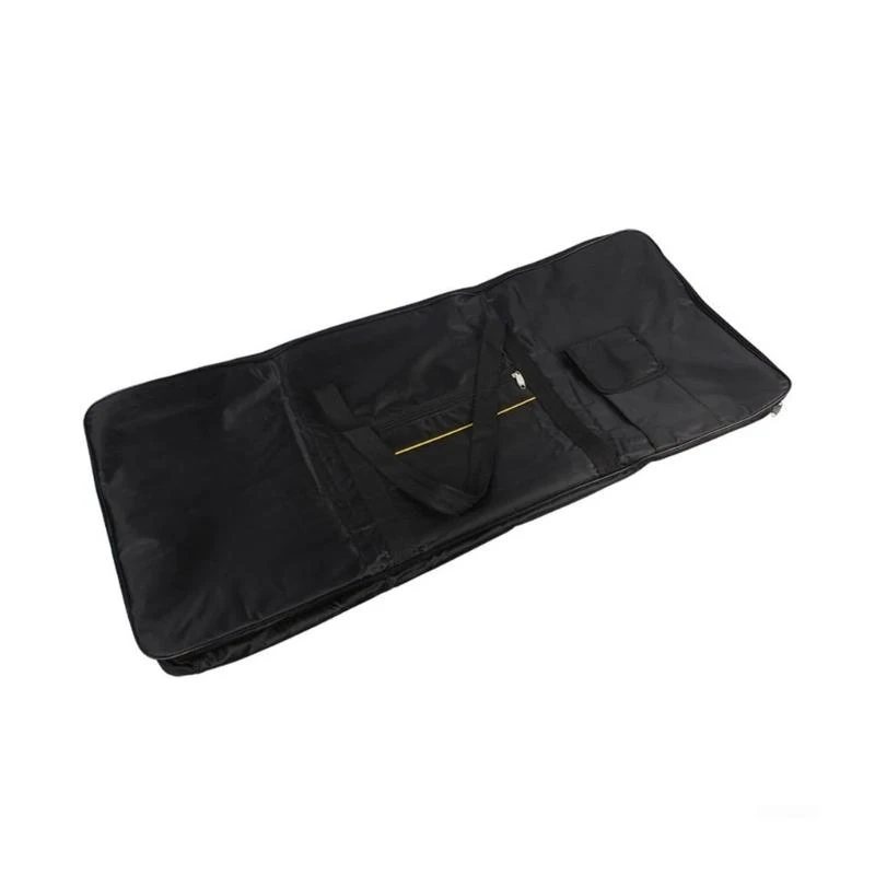 Bolsa teclado tecido Oxford e8fb à prova d'água para 61 chaves com design bolso