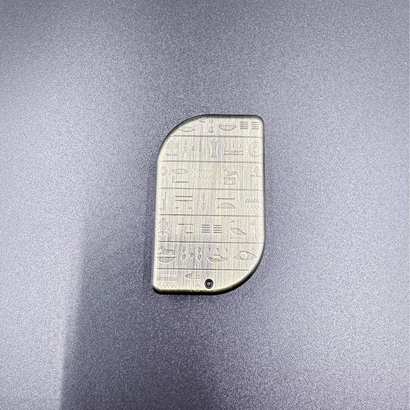 ミレニアムアイ EDC メカニカルスライドブロック回転指先ジャイロスコープ、デスクトップおもちゃの減圧とリラックス用