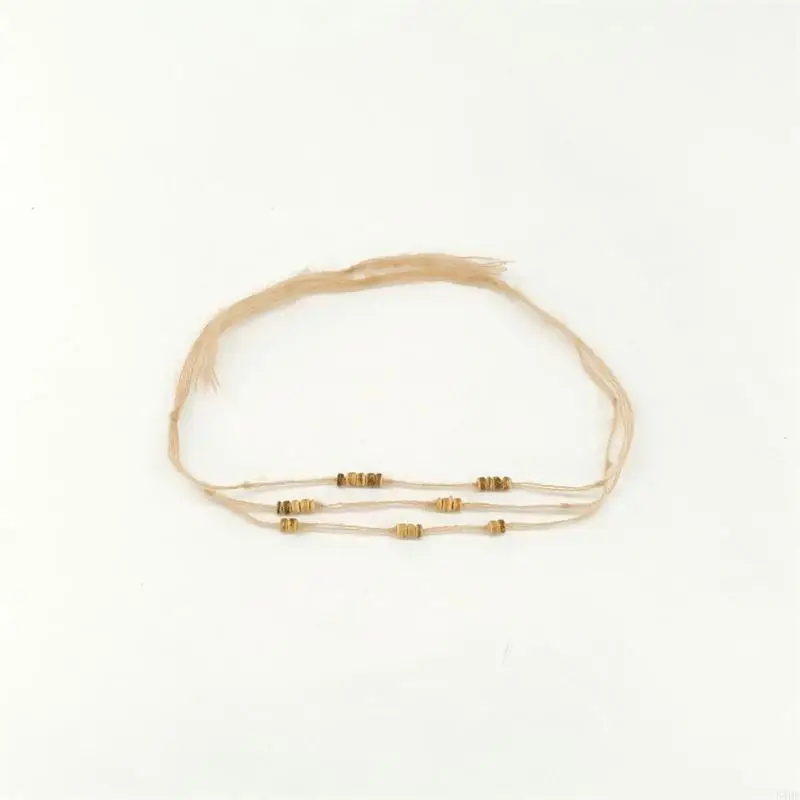 54DF 0-1M الوليد التصوير الدعائم حبة عقال صور أنيقة هيرباند لحديثي الولادة الرضع التصوير الدعائم أغطية الرأس #3