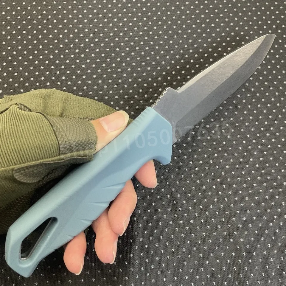 

Нож BM 18040: Высококачественный прямой нож с клинком из стали D2, рукоять из нейлонового волокна, легкий и прочный, идеально подходит для кемпинга, отличный подарок для мужчин.