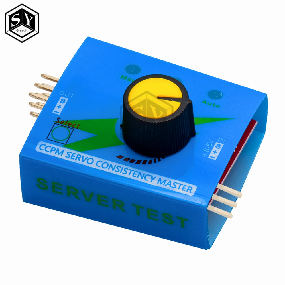 Servo Tester Gear Test CCPM Consistency Master Checker 3CH 4.8-6V with Indicator Light