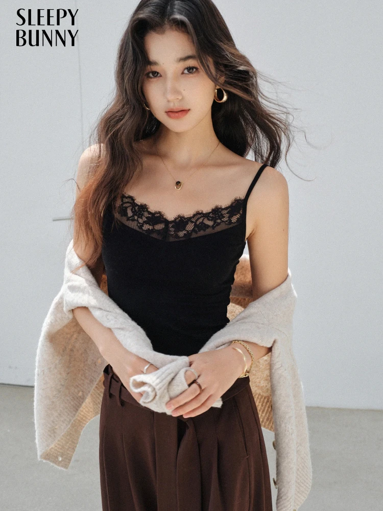 

Draped Neck Lace Trim Top Slim Fit Long Sleeve Shirt Women Elegant Black Blouse Autumn Fashion Casual Soft Stretchy Base Layer