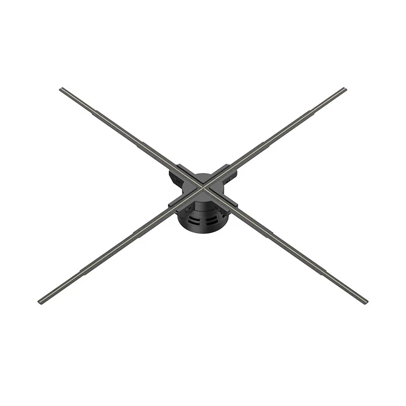 

New creative 3d holographic fan aerial projection transparent screen