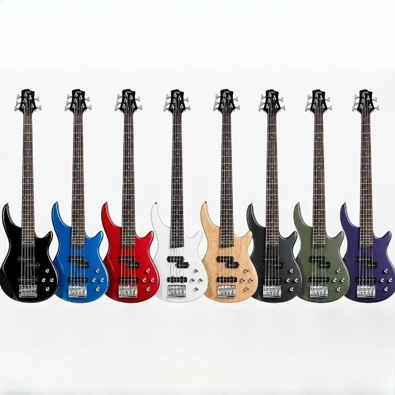 5 String Active Electric Bass Guitar Custom  Wholesale Bass Guitar Manufacturer