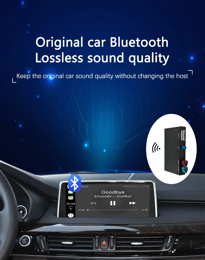 Kabelloses CarPlay Android AUTO für BMW NBT/CIC System 1 2 3 4 5 6 7 Serie X1 X3 X4 X5 X6 MINI E60 E84 E70 F26 F25 F10 F11 F20 F21 – Detail 3