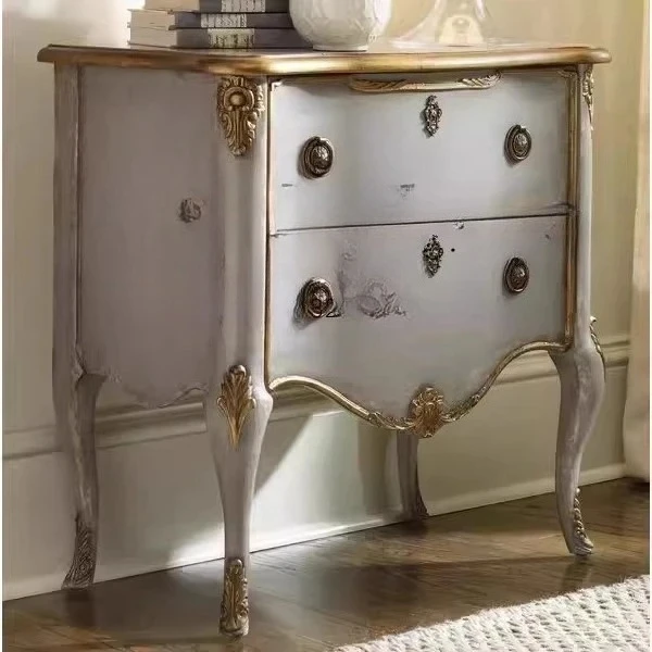 solid wood furniture neoclassical carved bedside table to make old bedside table