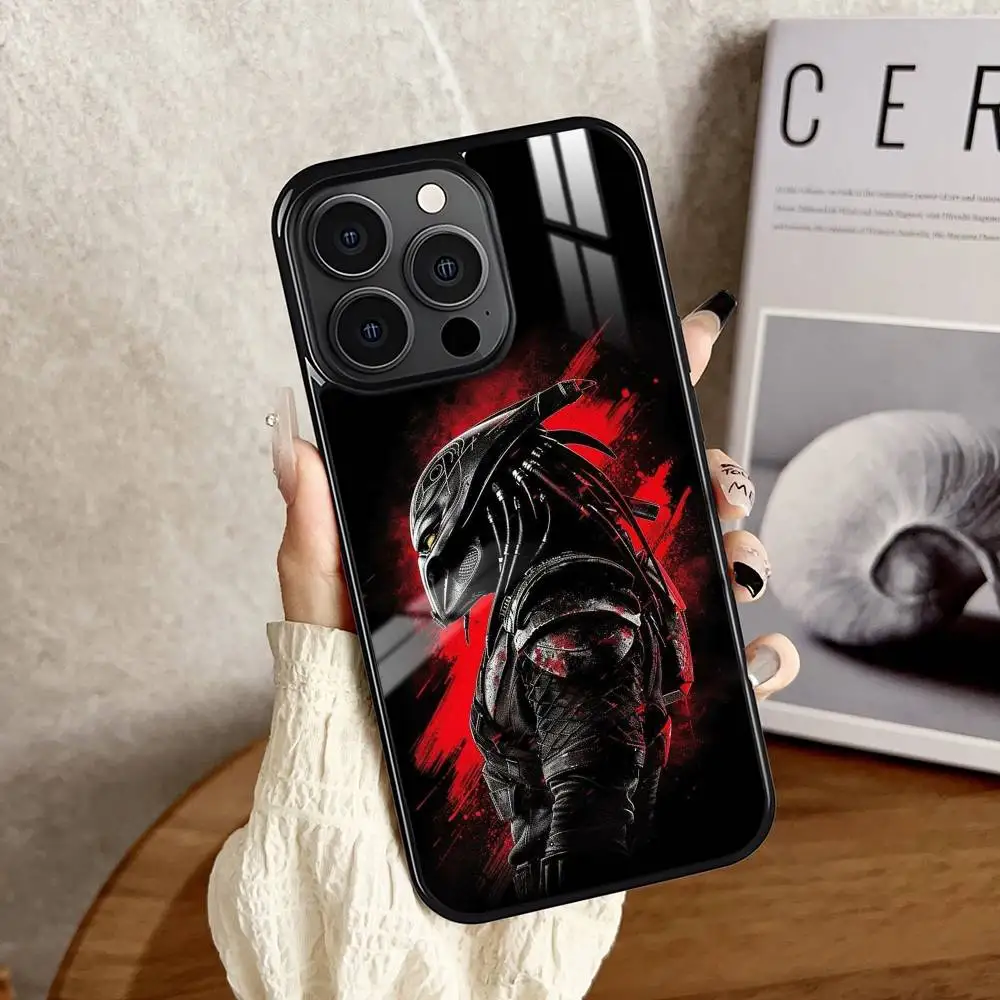 حافظة هاتف فيلم P-Predator MagSafe شاحن لاسلكي مغناطيسي Funda لهاتف iPhone 16 15 14 13 12 11 Pro Plus Mini