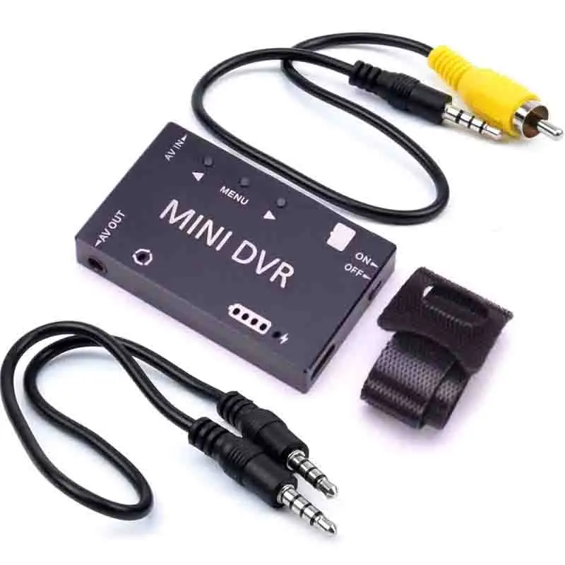 

FPV Recorder Mini FPV DVR Module NTSC/PAL Switchable Built-in Battery Video Audio FPV Recorder for RC Models Racing FPV Drone
