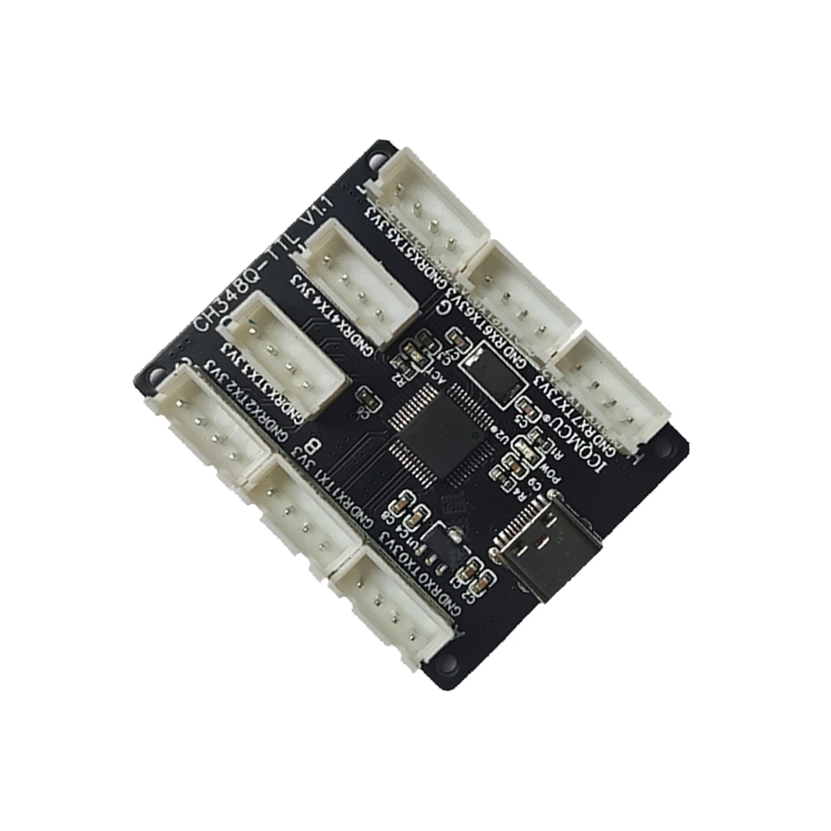 CH348 module Type-C 8-way multi-channel serial port expansion board module USB-TTL module CH348Q Type-C