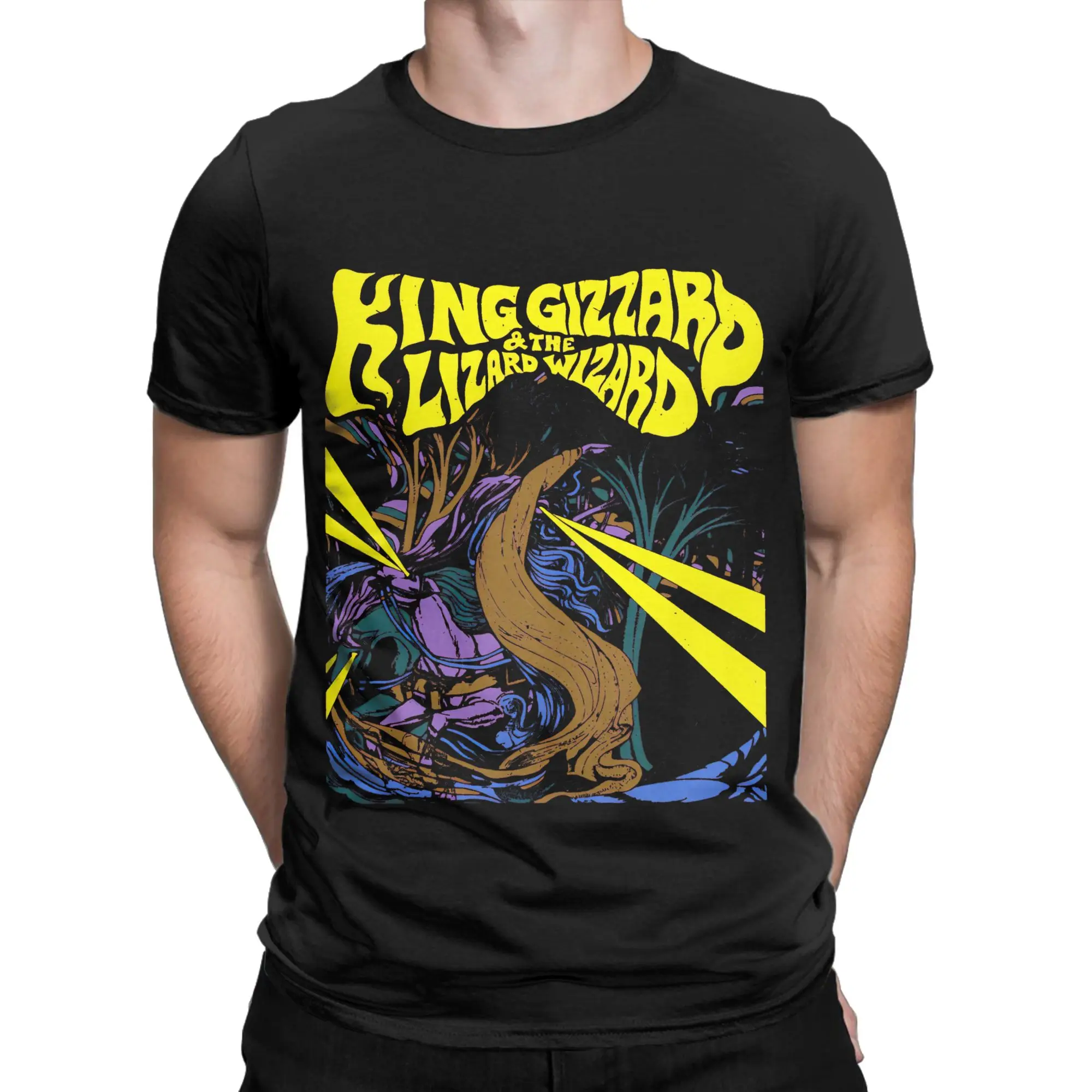 

Retro King Gizzard & Lizard Wizard Merch Men Women T Shirt Pure Cotton Tee New Arrival T-shirt Clothes