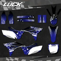 LUCKMOTO For YZ 250F Motorcycle Decals Stickers Backgrounds Graphics Kits For YAMAHA YZF250 YZ250F 2010 2011 2012 2013 YZF 250