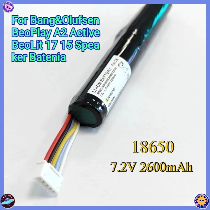

New Battery 7.2V 2600mAh For Bang&Olufsen BeoPlay A2 Active BeoLit 17 15 Speaker Bateria