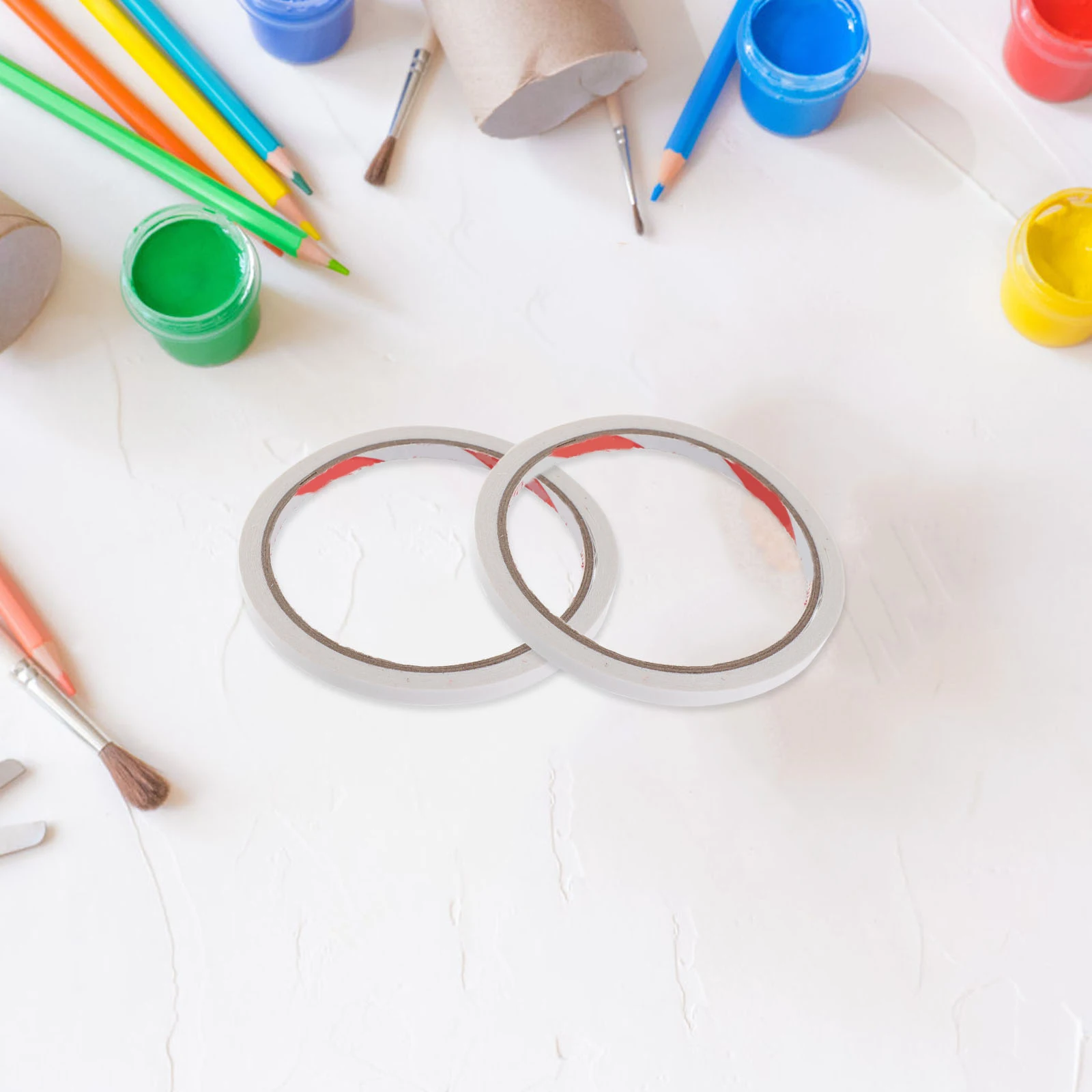 

25Pcs Double Sided Tape White Strong Adhesive for DIY Crafts Scrapbooking Card Making Projects Double Sided Tape