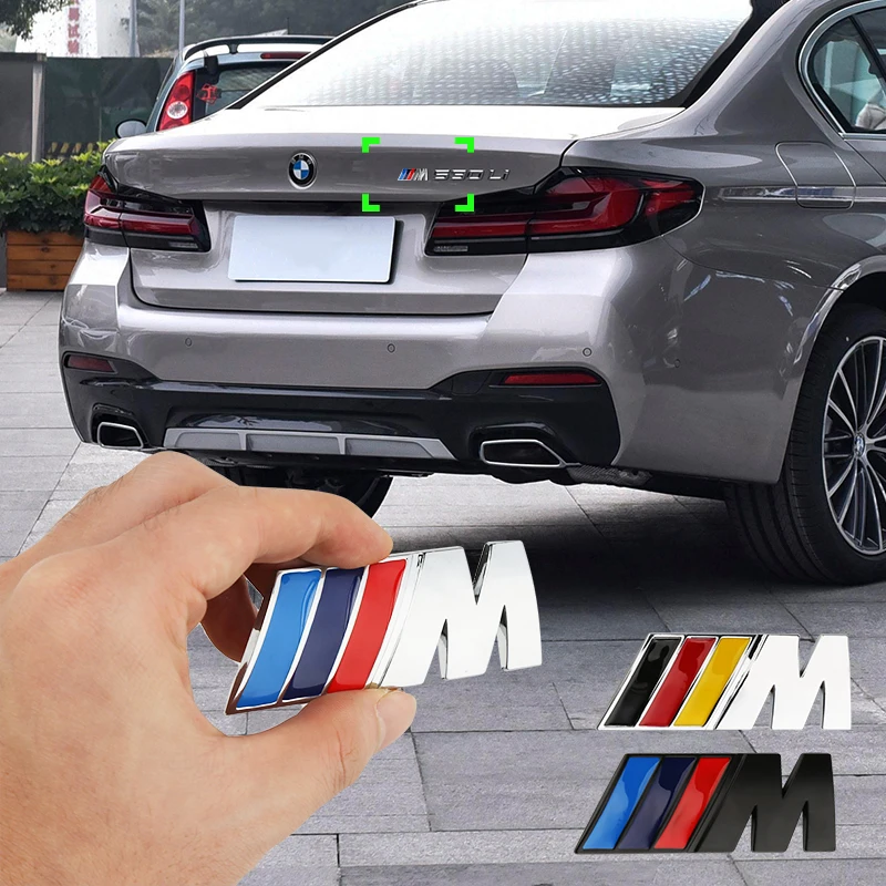 1pcs 3D Car Trunk Badge Rear Emblem 3D Stickers For M Bmw X1 X3 X5 X6 E30 E90 M3 E84 E83 F25 E91 E60 F15 F16 E70 F30 Car Goods