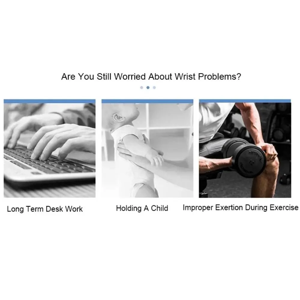 

Double-sided Wrist Fixed Strap Adjustable Breathable Wrist Brace Splint Protector Thickened Splint Stable