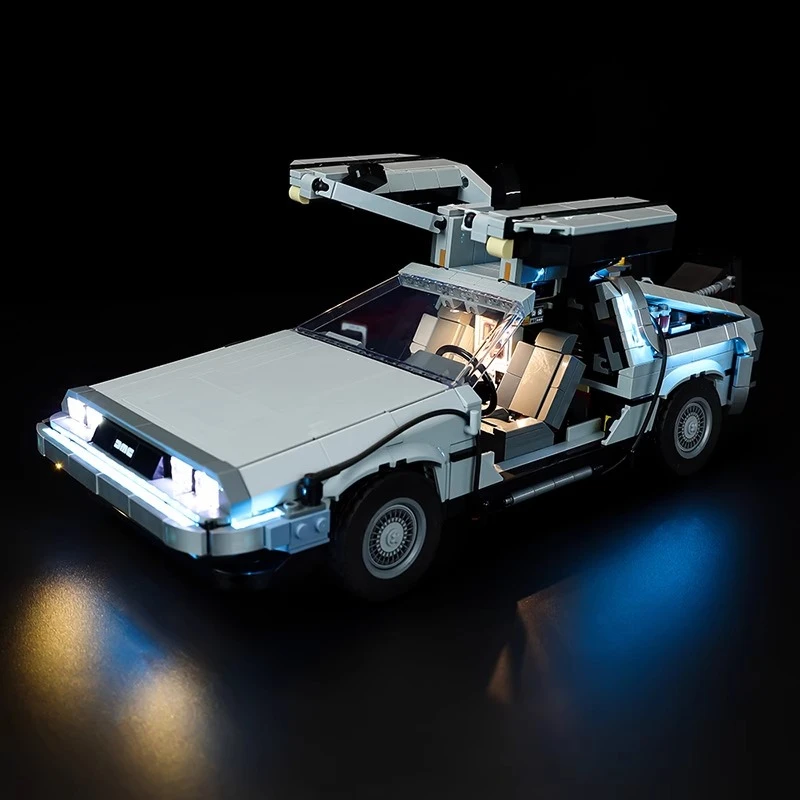 

Набор светодиодного освещения, подходящий для LEGO «Назад в будущее», автомат времени, 10300, строительные блоки, игрушки-лампа «сделай сам» (модельные кирпичи в комплект не входят)