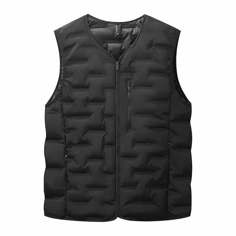 الشتاء 90 الأبيض بطة أسفل الرجال الخامس الرقبة سترة موضة أكمام أسفل السترات رجل chaqueta دي بلومون الخطيئة mangas VT-345