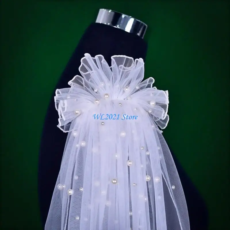 G5GC العروس غطاء الكتف المرحلة زي مرصع بالجواهر غطاء الكتف مجوهرات الكتف #4