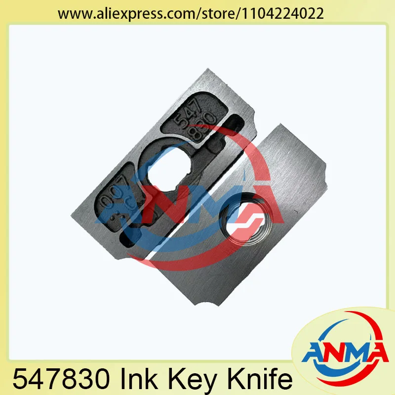 10Pieces 547830 Ink Key Knife Handle Bracket Ink Teeth Squeegee For Man Roland R600 700 800 Offset Printing Machine Parts