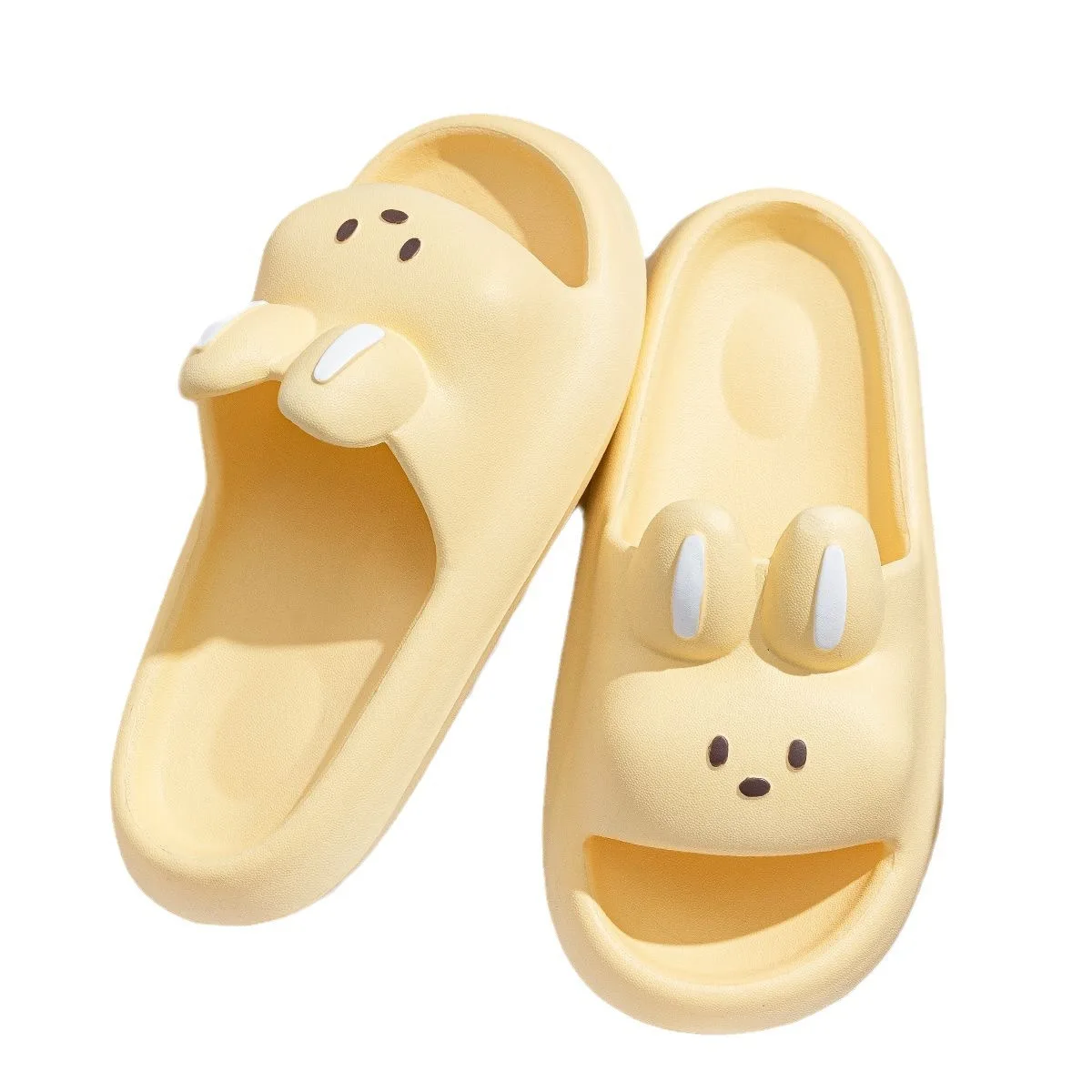 2024 summer New Women\'s Cute Rabbit Slippers Comfort cheap leisure Home Slippers Bathroom Sandals